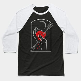 Arrow through the hand Baseball T-Shirt